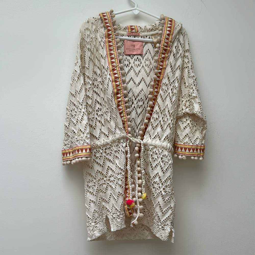 Scotch r’belle girls beach cover up size 8